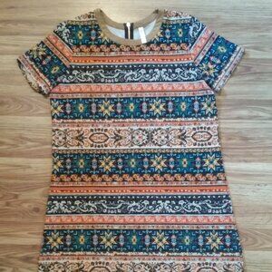 XHileration Dress Multi Color Size Reads LG but Measures 37" L 20" Across Front